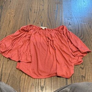 Forever 21 Flowing Red Blouse NWOT
